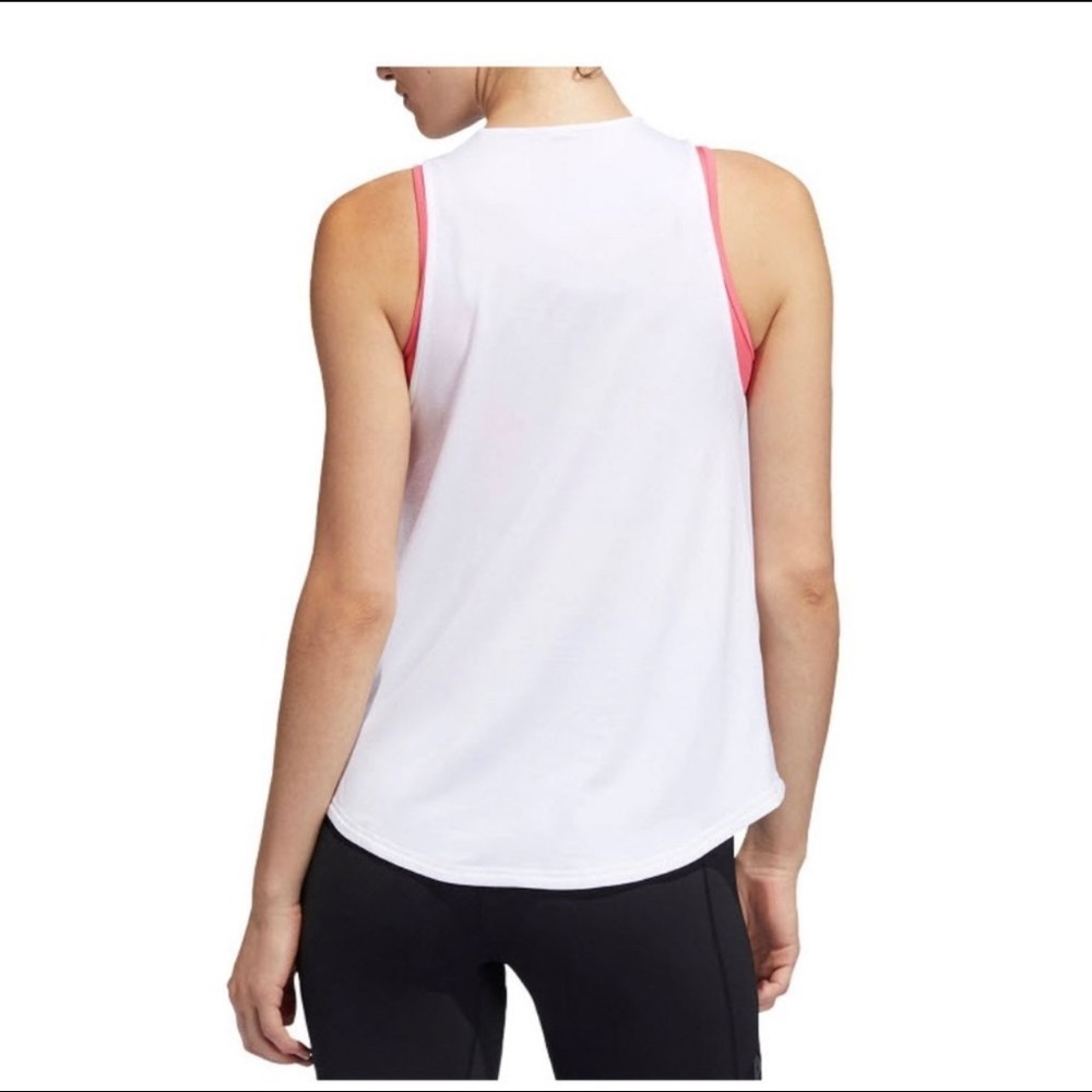 Adidas| Women’s white/ Black Muscle Top - Picture 7 of 7